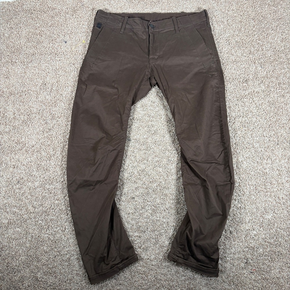 G-Star Raw Bronson 3D Slim Chino Pants Brown 33x30 81953D 5126 4750